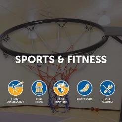 Randy & Travis Machinery Games & Hobbies Netball Ring With Stand Portable Pole Height Adjustable