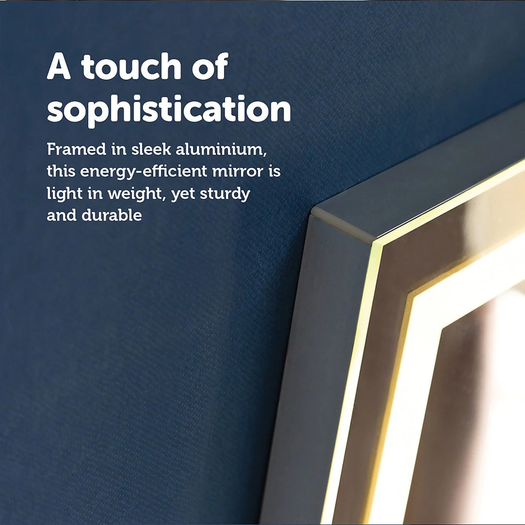 Della Francesca Home & Lifestyle LED Full Length Mirror Standing Floor Makeup Wall Light Mirror 1.6M