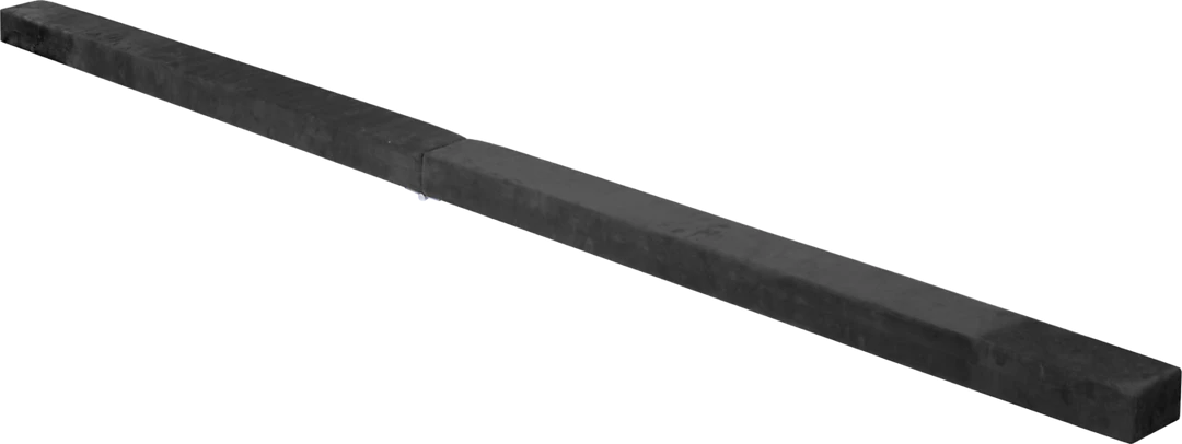 Randy & Travis Machinery 2.45m (8FT) Black Gymnastics Folding Balance Beam In Synthetic Suede