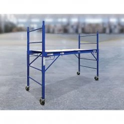 Randy & Travis Machinery Blue Mobile Safety High Scaffold / Ladder Tool - 450kg