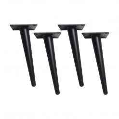 Randy & Travis Machinery 4 X 20cm Metal Furniture Legs Mid Century Retro Scandinavian Danish Sofa Feet