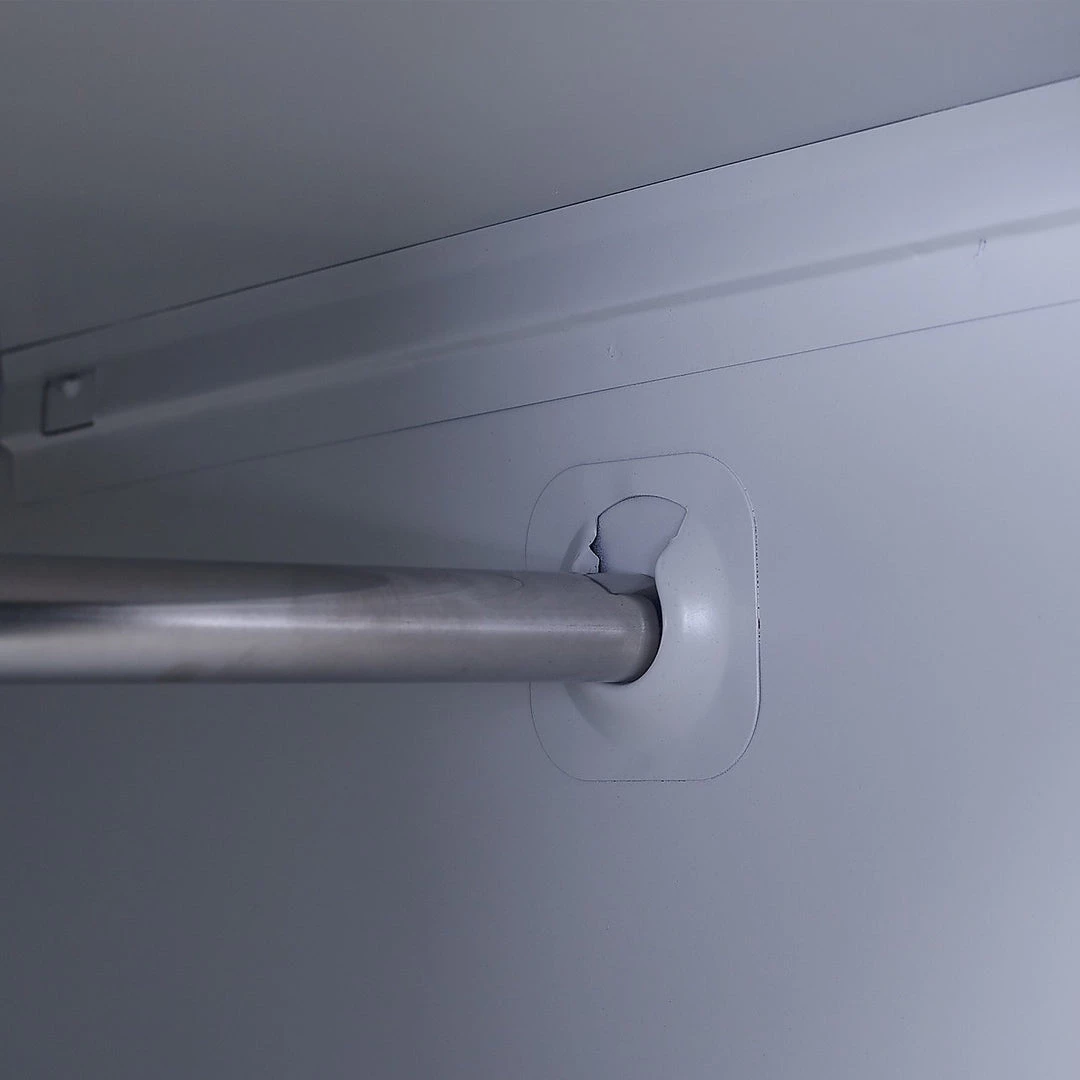 Salvatore Angelotti Furniture Grey 2-Door Locker For Office Gym Shed School Home Storage - 4-Digit Combination Lock