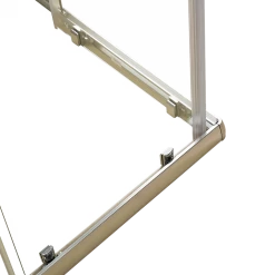 Della Francesca DIY & Renovation 1000 X 1200mm Sliding Door Nano Safety Glass Shower Screen In CHROME