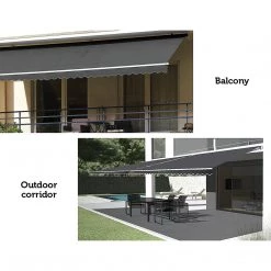 Bariloche 4.0 X 3.0m Outdoor Folding Arm Retractable Sunshade Awning