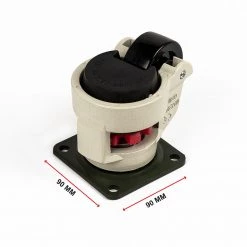 Randy & Travis Machinery Leveling Casters Swivel Workbench Adjustable Wheel 1000KG Retractable 4PCS