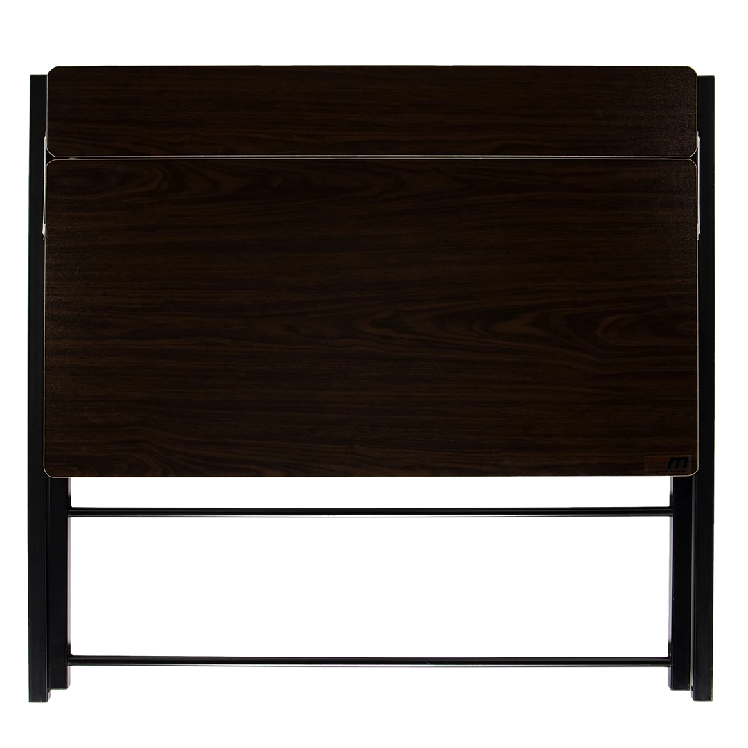 Randy & Travis Machinery Folding Desk With Shelf Computer Laptop PC Table Side Home Office Furniture