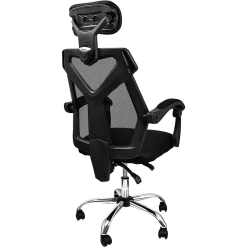 Randy & Travis Machinery Office Chair Gaming Computer Chairs Mesh Back Foam Seat - Black Furniture