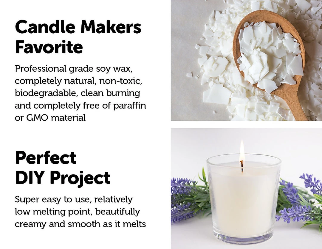 Brienz 5kg Professional Grade 100% Natural Soy Wax Candle Making Supplies