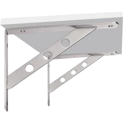 Randy & Travis Machinery Furniture L Bracket Heavy Duty Stainless Steel Solid Shelf Support Corner Brace 2-Pack