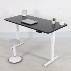Palermo Standing Desk Sit Stand Height Adjustable Motorised 160cm Table Dual Motor Furniture