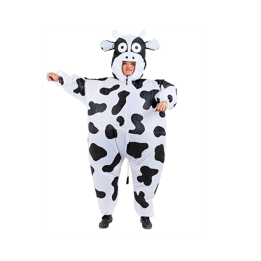 Salvatore Angelotti Cow Fancy Dress Inflatable Suit -Fan Operated Costume Games & Hobbies