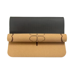 Randy & Travis Machinery Natural Cork TPE Yoga Mat Sports Eco Friendly Exercise Fitness Gym Pilates Sports & Fitness