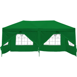 Bariloche 3x6m Gazebo Outdoor Marquee Tent Canopy Green