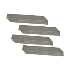 Randy & Travis Machinery Furniture Vinyl Floor Tiles Self Adhesive Flooring Ash Wood Grain 16 Pack 2.3SQM