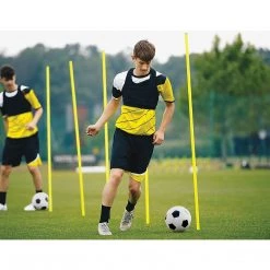 Randy & Travis Machinery Agility Slalom Training Poles Soccer Rugby Set