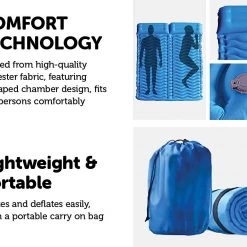 Randy & Travis Machinery Double Two-person Camping Sleeping Pad Furniture