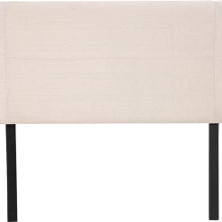 Palermo Queen Beige Linen Fabric Bed Headboard Bedhead Furniture