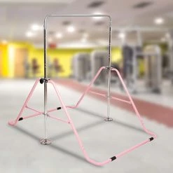Randy & Travis Machinery Sports & Fitness Pink Kids Gymnastics Bars Training Horizontal Bar Monkey Kip Bar