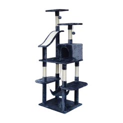 Randy & Travis Machinery 171cm Cat Tree Trees Scratching Post Scratcher Tower Condo House - Grey