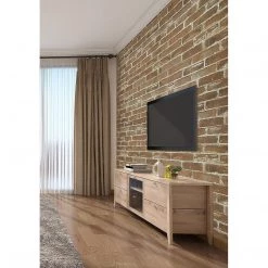 Randy & Travis Machinery Wallpaper Faux Brick Wall Paper Roll DIY & Renovation