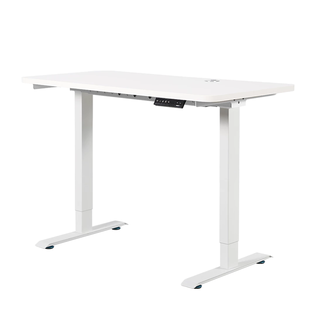 Furniture Palermo Standing Desk Sit Stand Height Adjustable Motorised 120cm Table Dual Motor