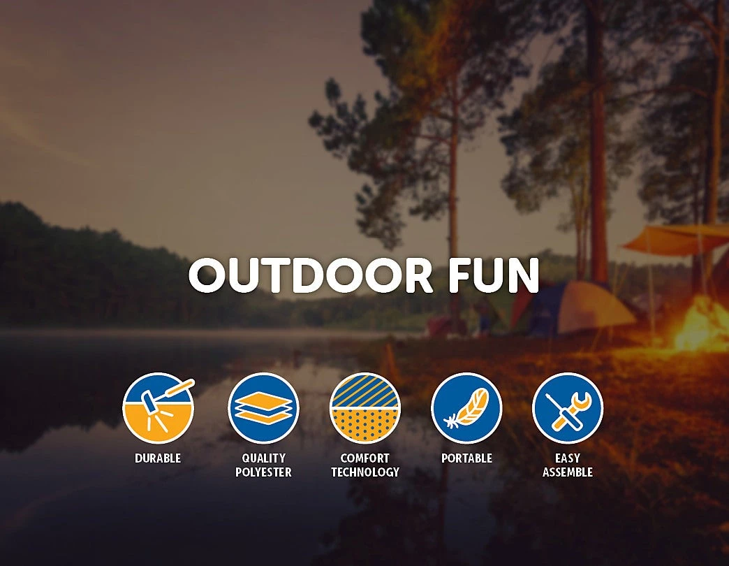 Randy & Travis Machinery Double Two-person Camping Sleeping Pad Furniture