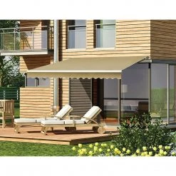 Bariloche 3.5 X 2.5m Automatic Outdoor Motorised Folding Arm Awning DIY & Renovation