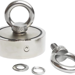 FactoryFast.com.au 340Kg Salvage Strong Recovery Magnet Neodymium Hook Treasure Hunting Fishing