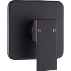 Della Francesca Shower Bath Mixer Tap Bathroom WATERMARK Approved - Electroplated Matte Black DIY & Renovation