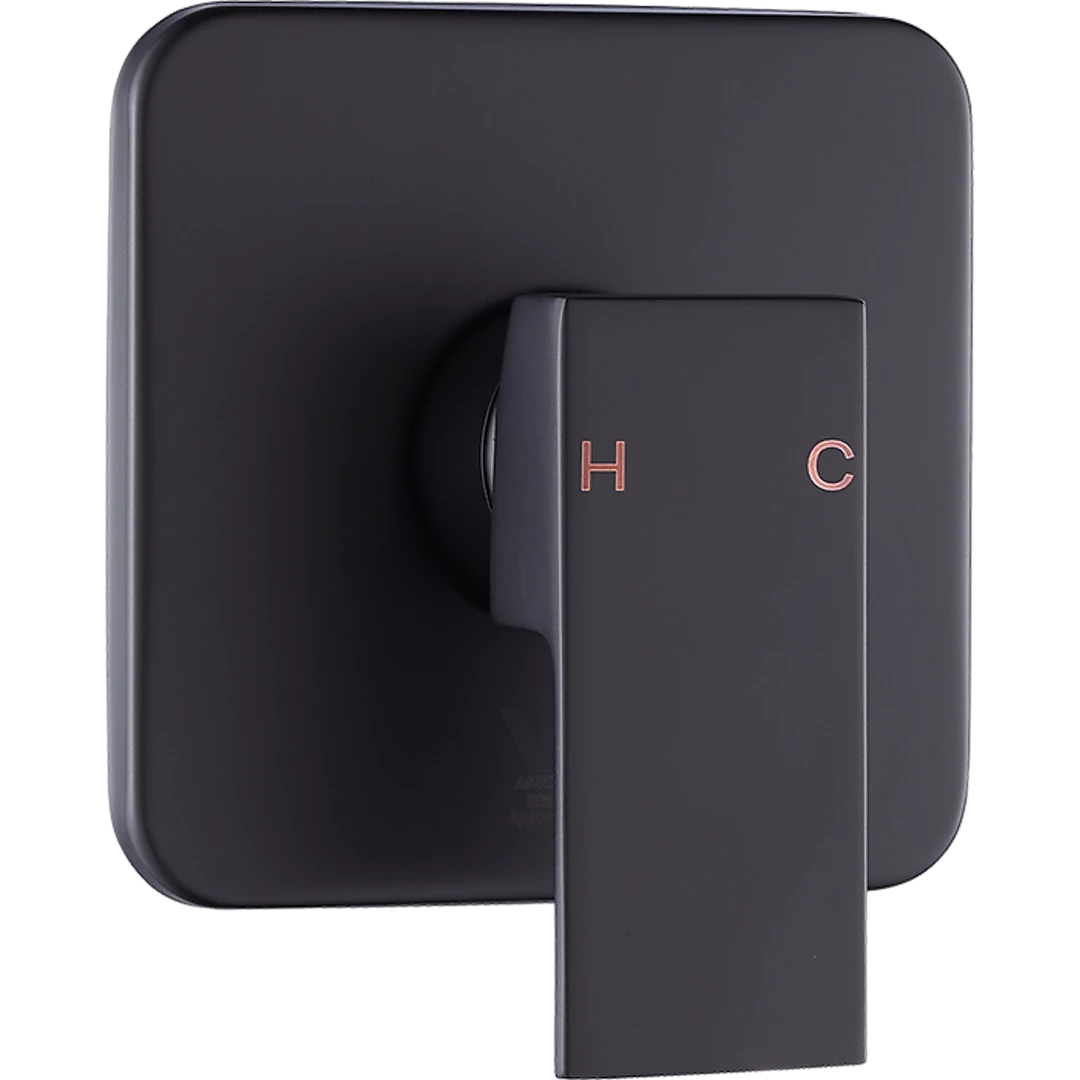 Della Francesca Shower Bath Mixer Tap Bathroom WATERMARK Approved - Electroplated Matte Black DIY & Renovation