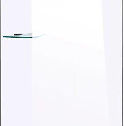 Della Francesca 70 X 200cm Frameless 10mm Safety Glass Shower Screen BLACK