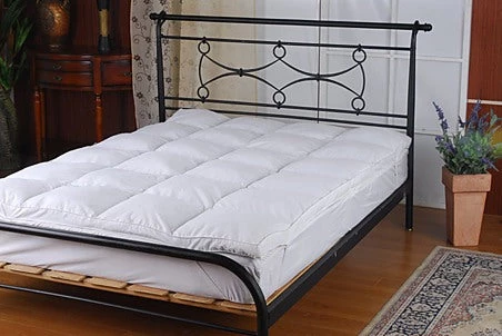 Salvatore Angelotti 100% White Duck Feather Mattress Topper - King Home & Lifestyle