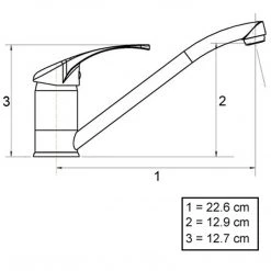 Della Francesca Basin Mixer Tap Faucet -Kitchen Laundry Bathroom Sink